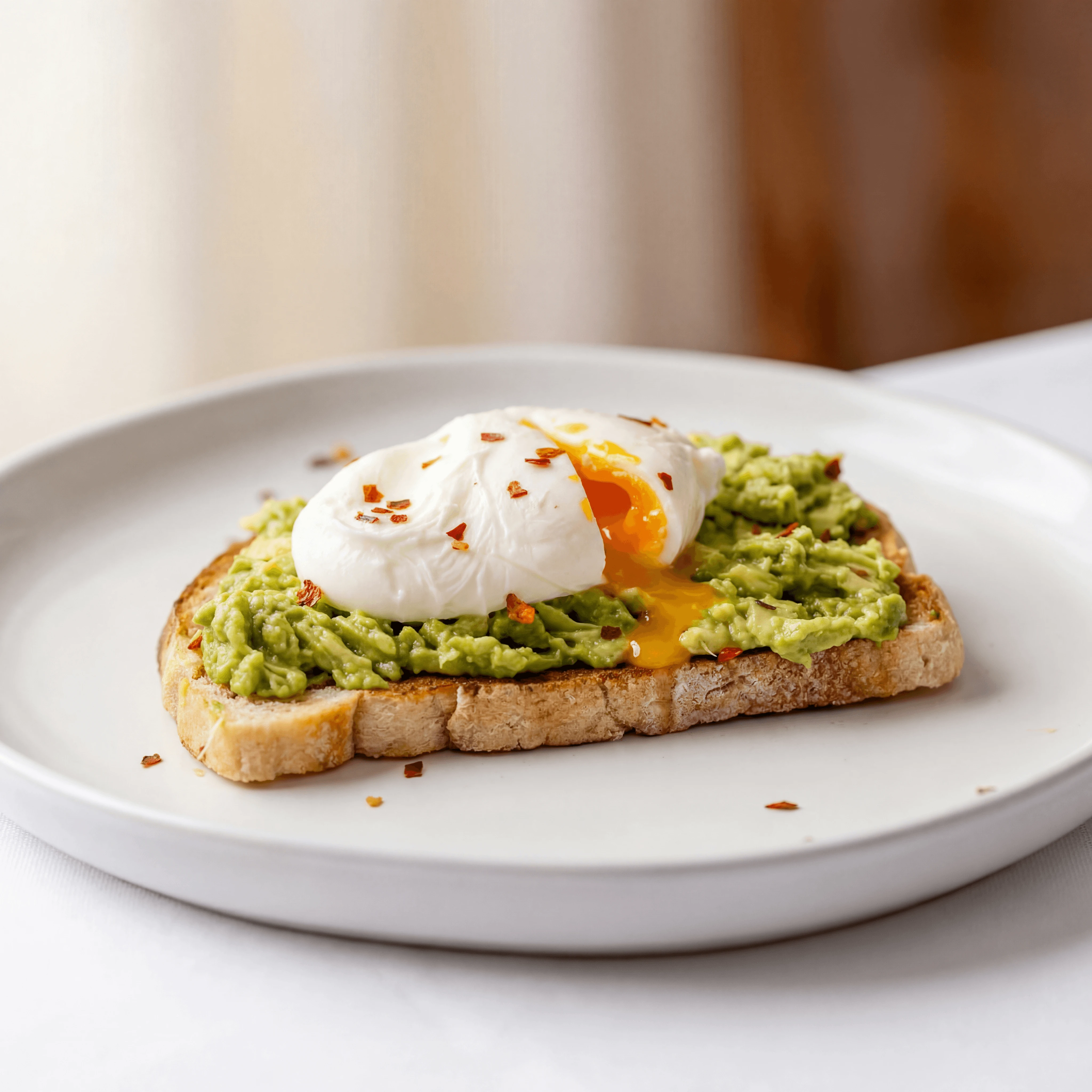 Beautifully plated café brunch dish